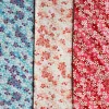 Japanese-style simple cherry blossom floral DIY fabric, all-cotton gilded printed clothing, bags, home textiles, gold powder fabric, Japanese-style bag and clothing fabric, handcrafted patchwork fabric art details Picture